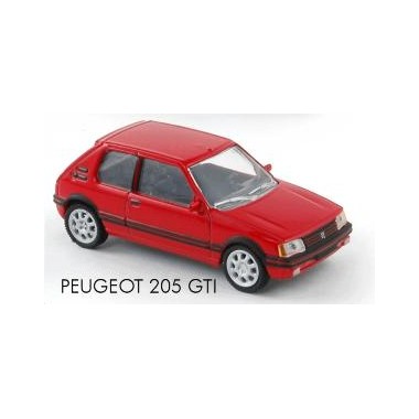 Miniature Peugeot 205 GTI rouge