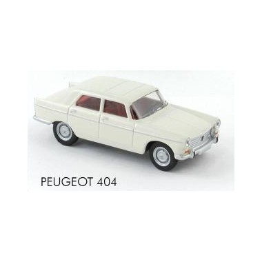 Miniature Peugeot 404 beige