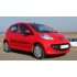 Miniature Peugeot 107 5 portes Rouge