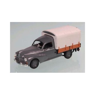 Miniature Peugeot 203 Pick-Up grise 1956