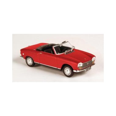 Miniature Peugeot 204 Cabriolet Rouge 1967