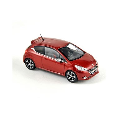 Miniature Peugeot 208 GTI Rouge Rubis 2012 - francis miniatures