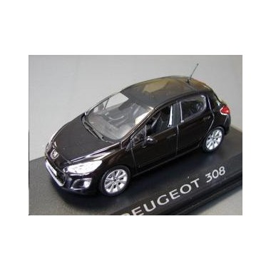 Miniature Peugeot 308 noir nacré 2011