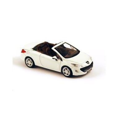 Miniature Peugeot 308 CC Blanc nacre 2009 - francis miniatures