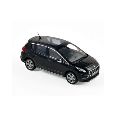 Norev 473847 Miniature Peugeot 3008 Perla Nera black 2013 - francis  miniatures