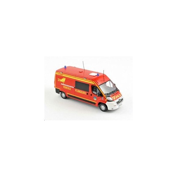 PEUGEOT BOXER POMPIERS VSAV NOREV 1:43 imperfection of reference 47
