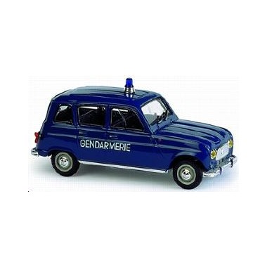 Miniature Renault 4L Gendarmerie 1967 francis miniatures