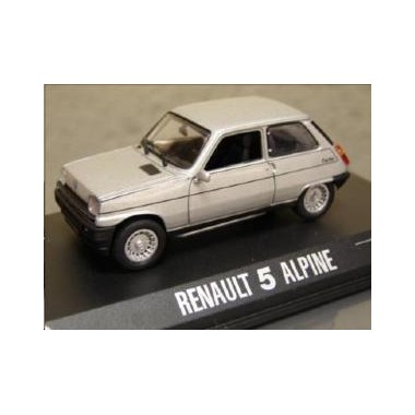 Miniature Renault 5 Alpine Turbo Gris metallise 1982 - francis miniatures