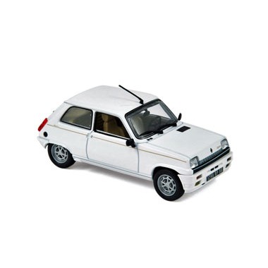 Miniature Renault 5 Lauréate Turbo blanche 1985