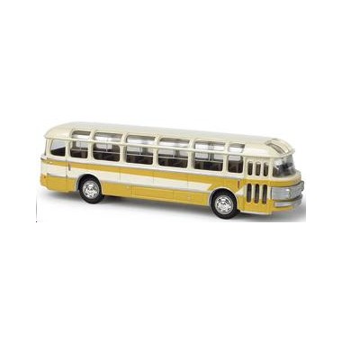 Bus Saviem SC1 La Poste 1962 - Atlas 1/43 Miniature Jaune
