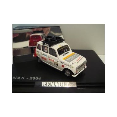 Miniature Renault 4 TL Motrio 379 4L Trophy 2004 - francis miniatures