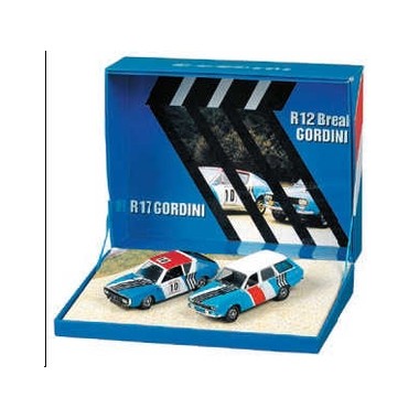 Miniature Coffret Renault Sport Rallyes, R17 + R12 Break