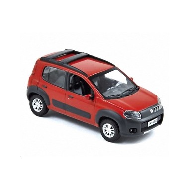 Miniature Fiat Uno rouge 2010