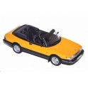 Miniature Saab 900 Turbo 16S cabriolet jaune Montecarlo 1991