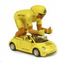 Miniature VW Beetle Tour de France Cr. Lyonnais Cycliste géant