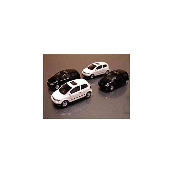 Coffret 4 Voitures Miniatures Welly HO 1/87 - Mercedes, BMW, Porsche, Mini - Neuf