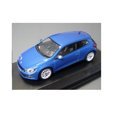 Miniature Volkswagen Scirocco bleu métallisé 2008
