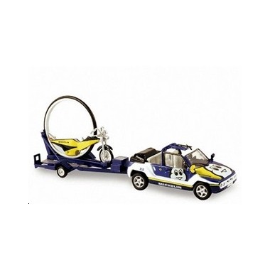 Miniature Aixam Mega Loisir + Motoroue Tour de France Michelin
