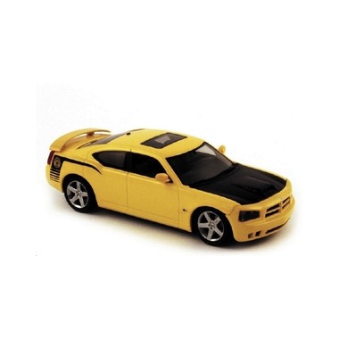 Miniature Dodge Charger SRT89 Super Bee Jaune 2007
