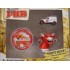 Miniature Vache qui Rit 2CV + figurine + 1 magnet