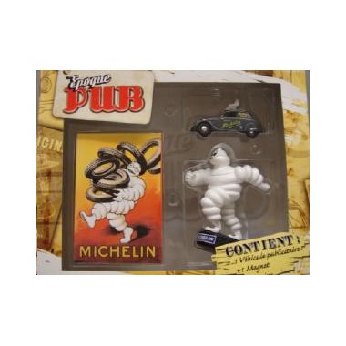 Miniature Michelin Peugeot 202 + figurine + 1 magnet Miniature Michelin Peugeot 202 + figurine + 1 magnet