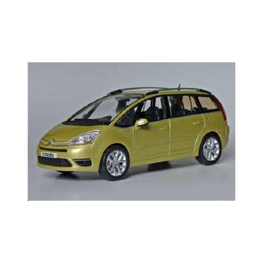 Miniature Citroen C4 Grand Picasso Jaune anodisé 2006 Miniature Citroen C4 Grand Picasso Jaune anodisé 2006