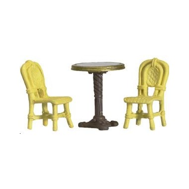 Table de café avec 2 chaises Table de café avec 2 chaises