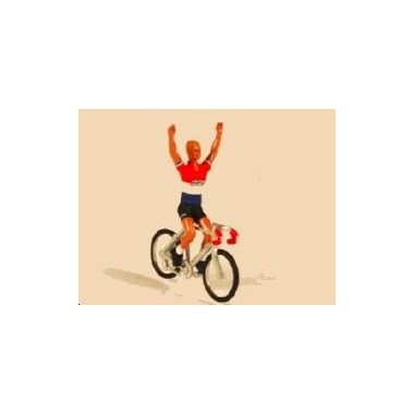 Figurine cycliste Charly Gaul Tour de France 1958 Figurine cycliste Charly Gaul Tour de France 1958