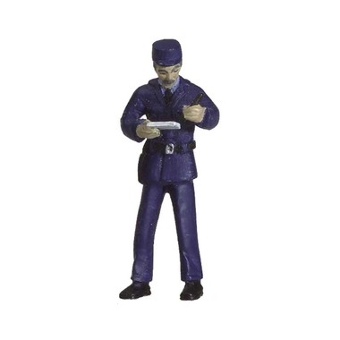 Figurine policier "Contravention"