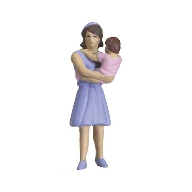 Figurine femme avec bébé