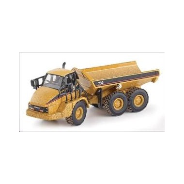 Miniature Tombereau articulé Caterpillar 730, aspect sali Miniature Tombereau articulé Caterpillar 730, aspect sali