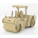 Miniature Compacteur vibrant Caterpillar CB-534D couleur sable