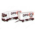 Miniature Mercedes Actros + Remorque "DPD"