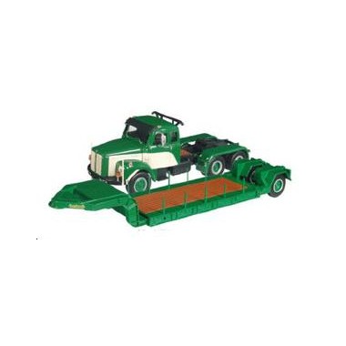 Miniature Scania LT110 + Remorque surbaissée