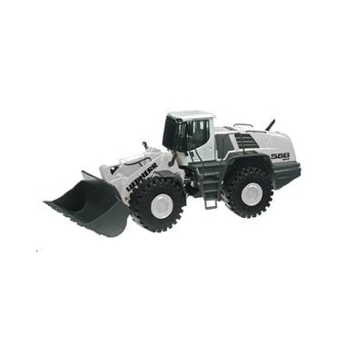 Miniature Chargeur sur pneus Liebherr L586 2plus2 blanc