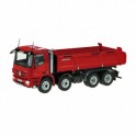 Miniature Mercedes Actros 8x4 benne rouge