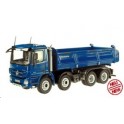 Miniature Mercedes Actros 8x4 benne bleu