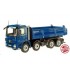 Miniature Mercedes Actros 8x4 benne bleu