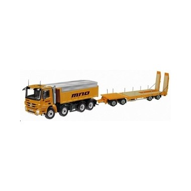 Miniature Mercedes Actros 8x4 remorque ASD40 "MNO" Miniature Mercedes Actros 8x4 remorque ASD40 "MNO"