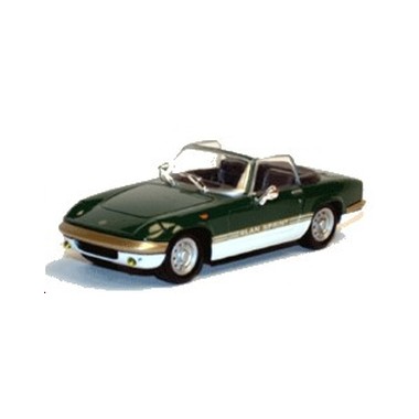 Miniature Lotus Elan cabriolet verte/blanche
