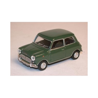 Miniature Austin Cooper Mini verte 1966