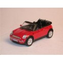 Miniature Mini Cooper cabriolet rouge