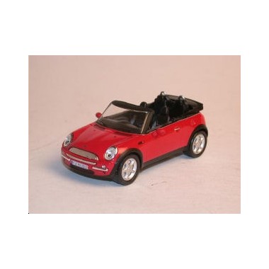 Miniature Mini Cooper cabriolet rouge