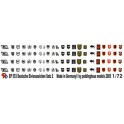 Décalques Insignes Divisionnaires allemands, N°2