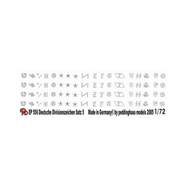 Décalques Insignes Divisionnaires allemands, N°5