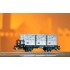 Wagon plat + 3 containers DR Epoque 3