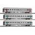 Coffret 3 voitures Corail VTU logo carmillon SNCF Epoque 5 