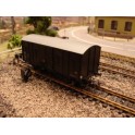Wagon fourgon toit plat noir SNCF Epoque 3
