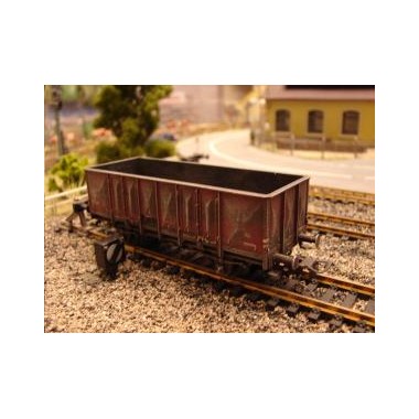 Wagon tombereau marron aspect vieilli SNCF Epoque 3 Wagon tombereau marron aspect vieilli SNCF Epoque 3