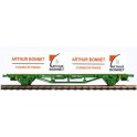 Wagon porte-container Arthur Bonnet SNCF Epoque 5